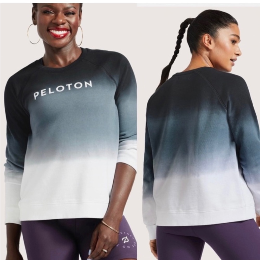 Peloton Tie Dye Ombré Pullover Sweatshirt